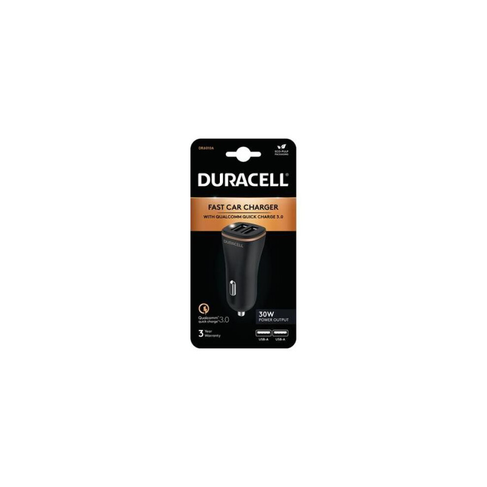 Duracell - Auto-Netzteil - 30 Watt - 2,4 A - QC 3.0 - 2 Ausgangsanschlüsse (USB) - Bild 3
