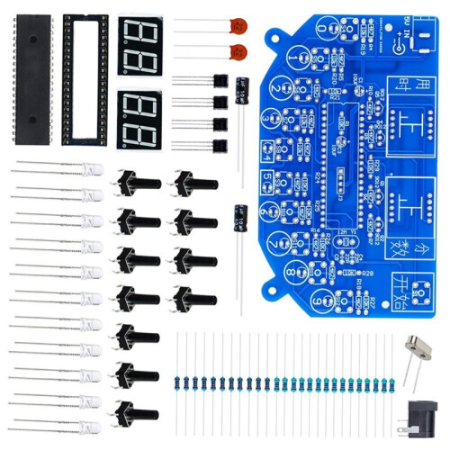 DIY Electronic Game Kits Whack-A-Mole Game Rapid Response Tester for Beginners and Hobbyists 1