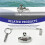 2 Pcs Boat Bimini Top Deck Hinge Swivel Mount Deck Hinge with Removable Pin, Swivel Side Mount, Bimini Top Hardware 5