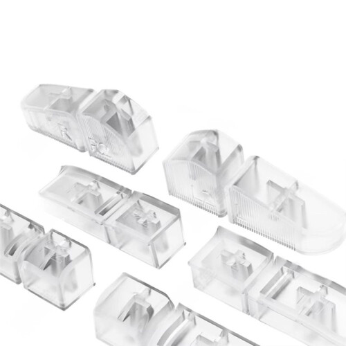 For TRIMUI BRICK Transparent Back Keycaps Set Replacement Back Keycaps Translucent Keycaps 3 Height Combo Set Game
