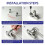 2 Pcs Boat Bimini Top Deck Hinge Swivel Mount Deck Hinge with Removable Pin, Swivel Side Mount, Bimini Top Hardware 6