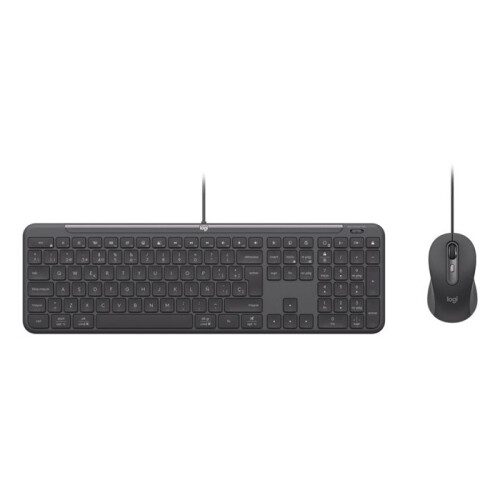 Logitech Combo teclado e mouse Logitech MK620 Grafite