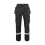 (47R, Black) Projob Mens Two Tone Work Trousers 1