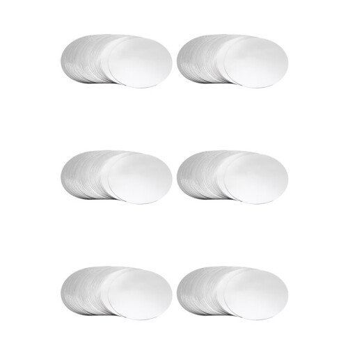 600Pcs 3Inch Silver Wine Pourer Disk Drip-Proof Drip Pouring Pour Spout Wine Pouring Disk