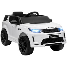 AIYAPLAY Voiture électrique Land Rover Discovery Sport 12V, Télécommande 2,4G, Blanc, 106x65,5x51 cm