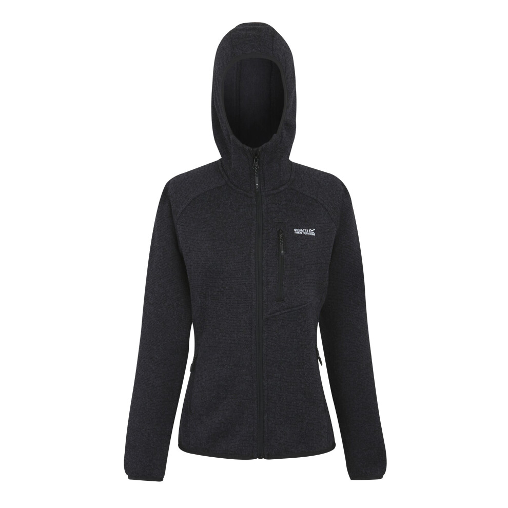 Regatta (8 Uk, Black) Womens/Ladies Newhill Hooded Fleece Jacket