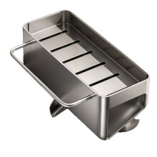 (Gray)Space Aluminum Wall Mount Organizer For Kitchen Utensils And Personal Care Items
