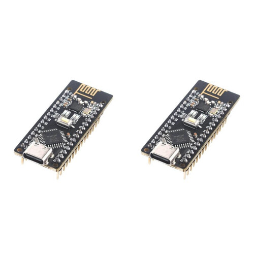 2X RF-NanoV3.0 Board NRF24L01+ Module Inside Compatible with for  USB-C ATmega328PB-AU Microcontroller
