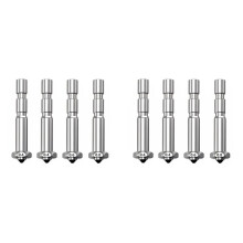 8pcs for Kobra 3 Max Nozzle 0.4/0.6/0.8MM,Quick Swap Hardened Steel Nozzle High Speed Hot End Spray Nozzle