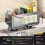 (Gray)Space Aluminum Wall Mount Organizer For Kitchen Utensils And Personal Items Care 7