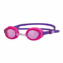 Zoggs Kids' Ripper Junior Swimming Goggles Anti-fog And UV Protection, Pink, Purple, Tint, 6-14 Years