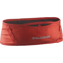 Salomon Pulse Running Belt, Lightweight Snug Fit, Breathable 4-Way Stretch, Secret Pockets for Secure Storage.