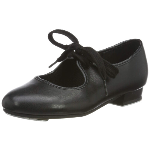 Roch Valley Low Heel PU Tap Shoes Size 2 Black 1