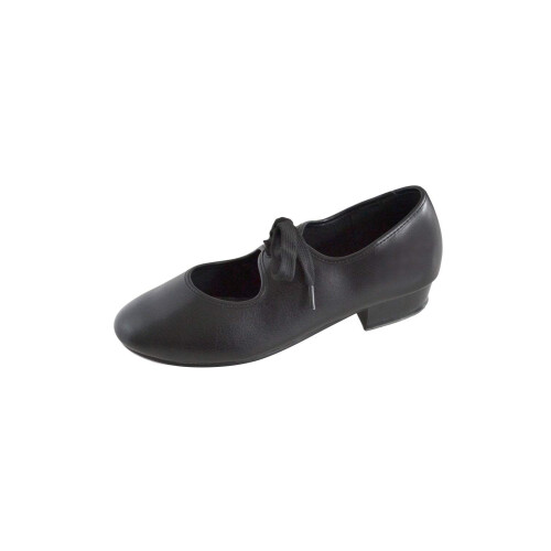 Roch Valley Low Heel PU Tap Shoes Size 2 Black 2