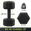 Yaheetech 2x4kg Hex Dumbbells Set, Sold in Pair Free Weight Set Training 3