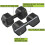 Yaheetech 2x4kg Hex Dumbbells Set, Sold in Pair Free Weight Set Training 8