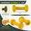ProsourceFit Neoprene Dumbbell Coated for Non-Slip Grip, 2 lb 3