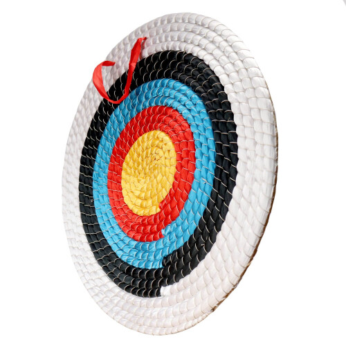AUVIM Archery Straw Target, Hand-Made, 20 Inches, for Recurve/Compound/Longbow Practice.