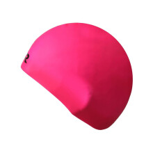 TYR Unisex Tyr Long Hair Silicone Swim Cap, Fluo Pink, M UK