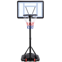 Yaheetech Outdoor Adjustable Basketball Hoop Stand, Height 208.5-268.5cm