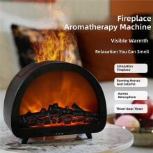 Fireplace Decorative Lantern Night Light for Party Christmas Holiday LED Simulation Log Flame Home Gift Decor Lighting