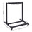 Support de guitare 3 compartiments, pied réglable en fer noir avec coussin mousse EVA 1
