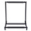 Support de guitare 3 compartiments, pied réglable en fer noir avec coussin mousse EVA 6