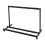 Support de guitare 3 compartiments, pied réglable en fer noir avec coussin mousse EVA 8