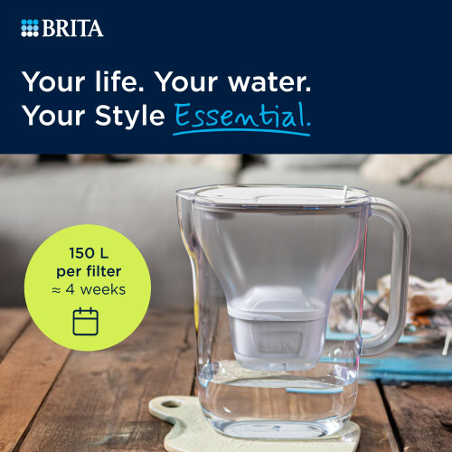 BRITA BRITA Water Filter Jug MAXTRA Style Essential, 3x Pure Performance filters 2