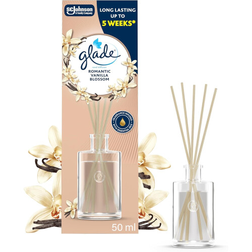 Glade Glade Reed Diffuser, Romantic Vanilla Blossom, 50ml