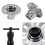 12 Ton Wheel Hub Press Puller Press Drive Shaft Universal 4&5 Studs Hub Bolt 4