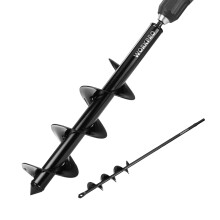 WORKPRO 2-Piece Auger Drill Bit Set with Hex Drive, Black