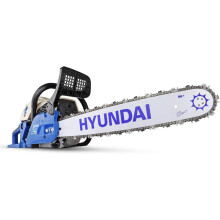 Hyundai 62cc 20" Petrol Chainsaw – Powerful 2-Stroke Engine, Lightweight Heavy-Duty Chain Saw for Tree Felling & Firewood, 3 Year Warranty