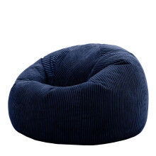 icon Kingston Cord Bean Bag with Filling Included, Blue