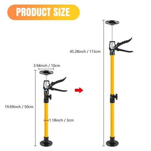 2X 50-115CM Adjustable Drywall Plasterboard Builder Ceiling Easy Support Props 1