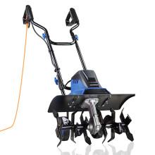 Hyundai 1500W Electric Garden Tiller, Cultivator, Rotavator & Rototiller – 6 Steel Blades, 45cm Working Width, 22cm Depth, 10m Power Cable