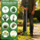 Armo Handheld Weed Puller Long Handle Garden Weeding Tool With 3 Claws Weed Root Puller Grabber 100CM, Black And Green 8