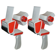 TAPE GUN 2 x BRAND NEW HEAVY DUTY BOX PACKING PACKAGING DISPENSER 50mm (2")