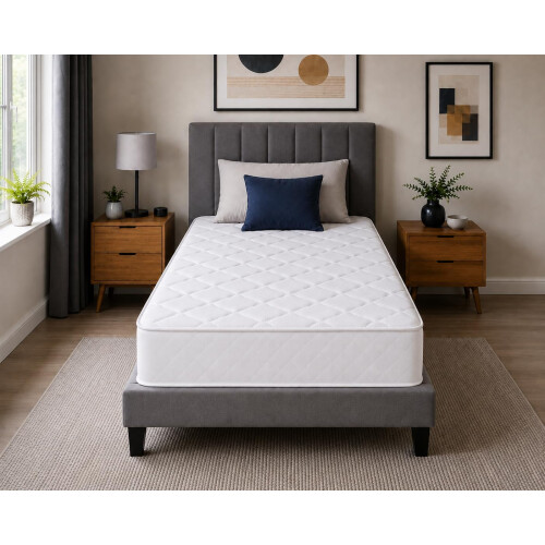 eXtreme comfort ltd Diamond Essential White Single Mattress 2