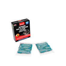 Rentokil PSMR11 Rodine Rat And Mouse Killer Grain Bait, Black, 3.5 x 10.5 x 12.5 cm