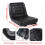 Universal Waterproof Seat Tractor Dumper Forklift Mower Digger Adjustable Black 7