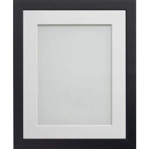 Frame Company Allington Black 14x11 Frame with White Mount for A4