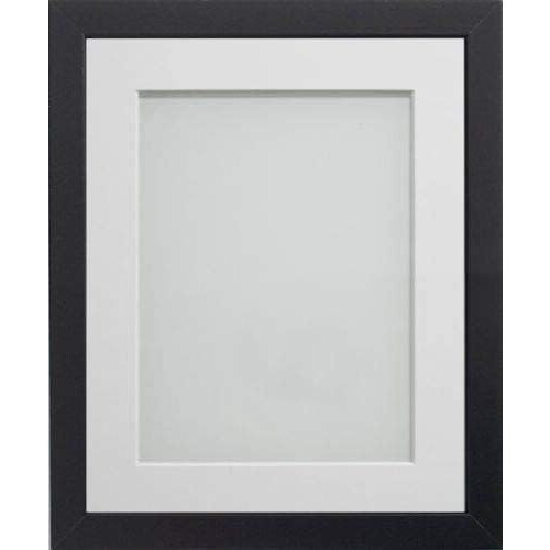Frame Company Allington Black 14x11 Frame with White Mount for A4 2