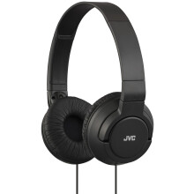 JVC Foldable Lightweight Powerful Bass Over-Ear Headphones - Black
