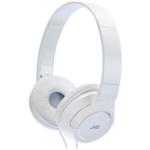 JVC Foldable Lightweight Powerful Bass Over-Ear Headphones - White