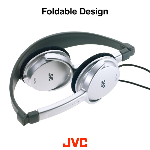 JVC JVC Wired Lightweight Headphones - Black, HA-L50-B-E 2