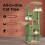 Arbre à chat Cactus, 165 cm, 7 étages, 2 grottes, 2 plateformes, vert et marron 1