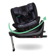 MBCS400 Spin R129 Car Seat - Black Leopard