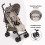 My Babiie MB01 Lightweight Stroller - Fawn Leopard 5
