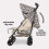 My Babiie MB01 Lightweight Stroller - Fawn Leopard 6